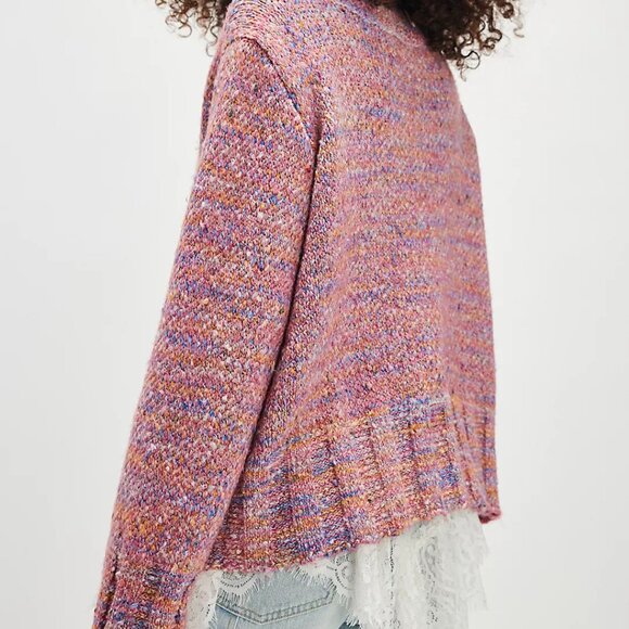 Cotton Candy Pullover In Azalea Jewel Combo - Picture 3 of 9